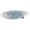 Tiwari Home 21"Blue and White Fish Shaped Decorative Platter Accent